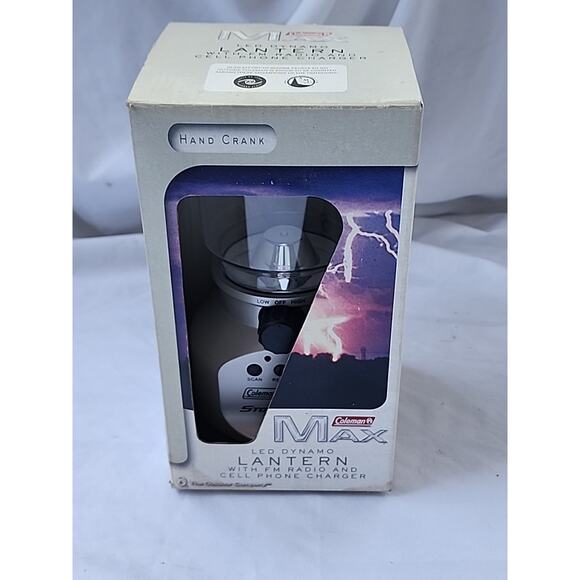 Coleman Emergency LED Dynamo Lantern with FM radio w/Hand crank feature 2008 - Picture 1 of 4